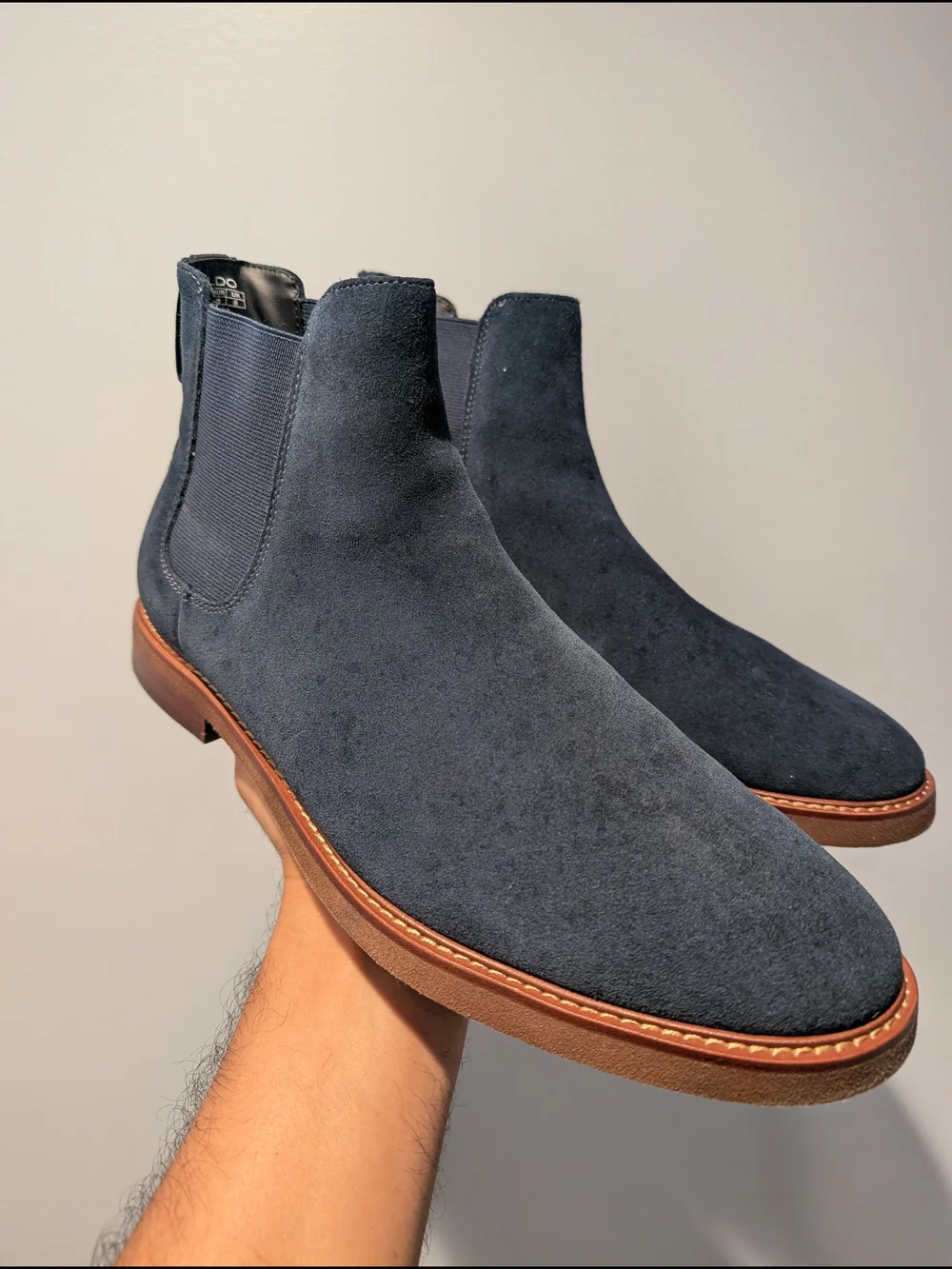 Aldo Men's Navy Suede Chukka Boots